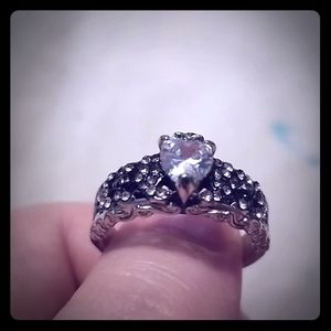 Rose and Diamond Ring